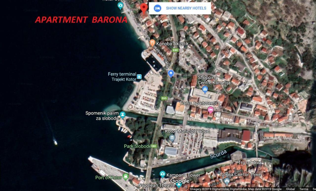 Apartment Barona Kotor Bagian luar foto